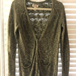 Army Green Cardigan